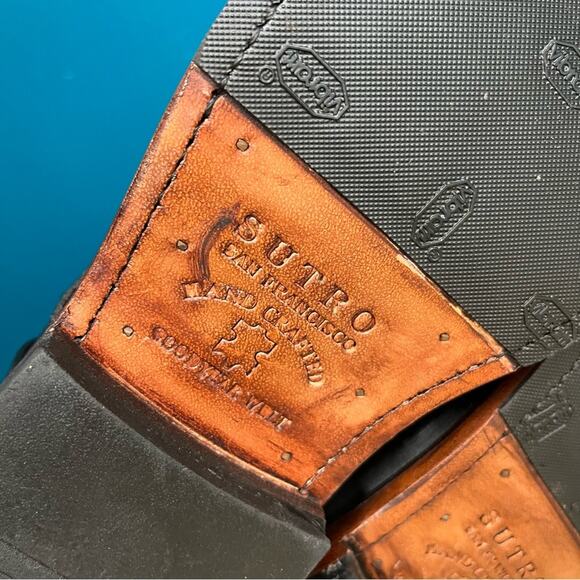 New! Sutro Footwear Adler Boot Black Leather Cap Toe Lace Up Boot Men’s Size 6.5 main image 10